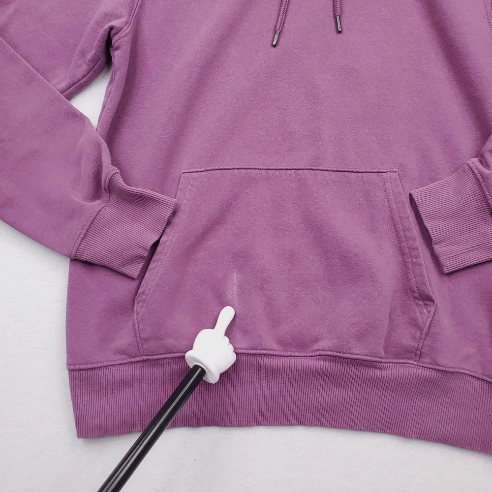North Face Hoodie Mens Small Purple Pullover Sweatshirt Hoody Outdoor Preppy